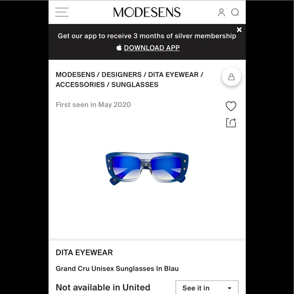 DITA GRAND CRU SUNGLASSES🔥 - Picture 14 of 16